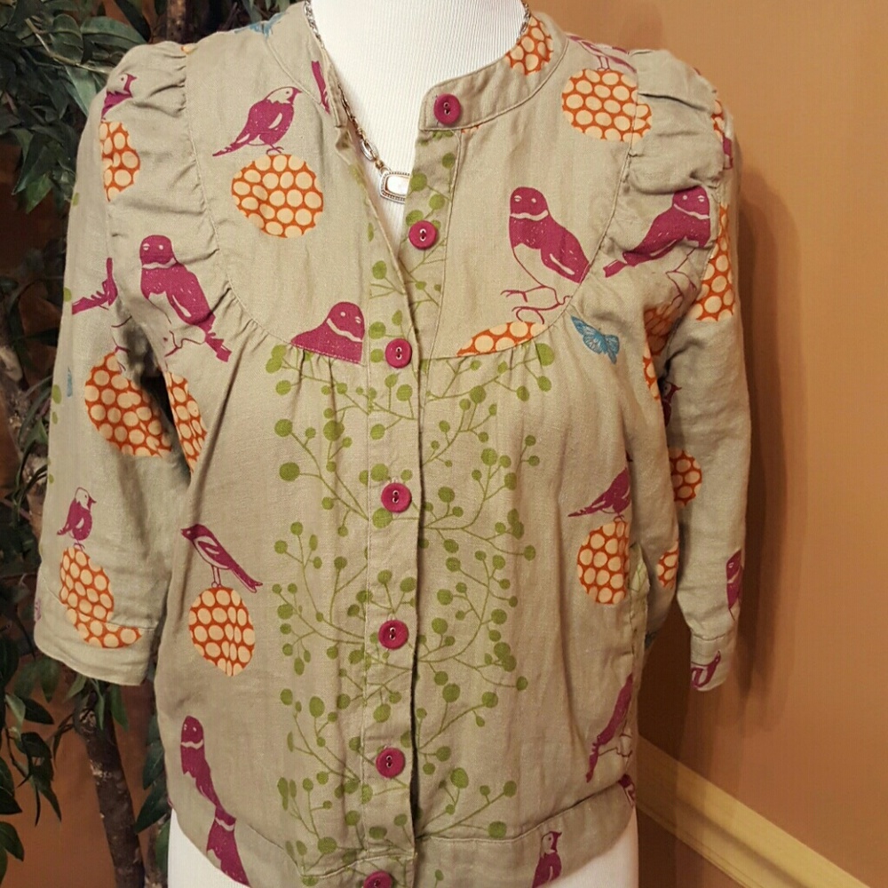 THEME Button down jacket.